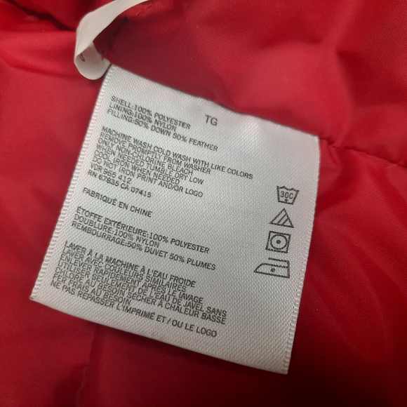 Nautica Outerwear Puffer Vest Down Feather Adult Size XL Blue Red Outdoors Retro - Picture 6 of 11
